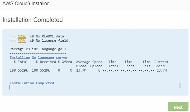 AWS Cloud9 Installer